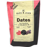 Bedst før: 04.08.2026 Dave & Jon's Dadler m. smag af Sur Jordbær & Saltlakrids