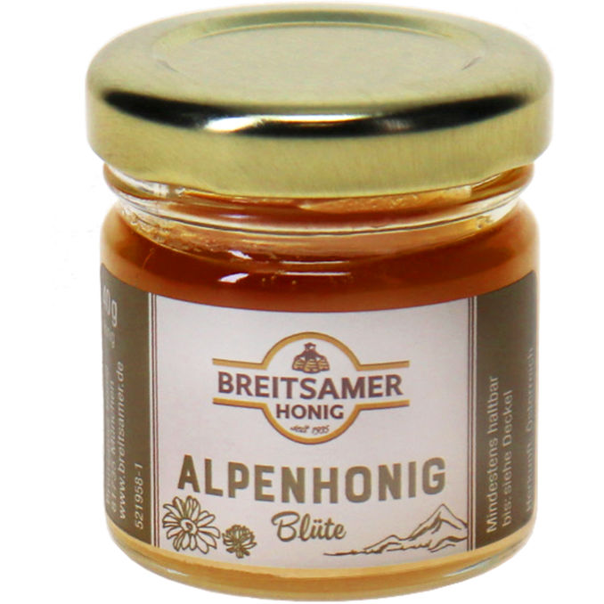 Breitsamer Honig Alpenhonig Blüte cremig