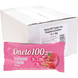 Oneto100 Proteinbar Raspberry Cashew 12-pack