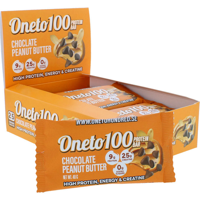 Oneto100 Proteinbar Peanutbutter & Chocolate 12-pack