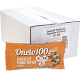 Oneto100 Kreatin Proteinbarer Chocolate Peanut Butter 12-pak