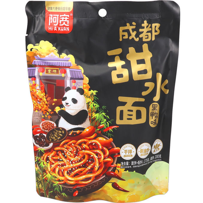 Ak Kuan Instant Udon Nudler Sød & Stærk Black Duck