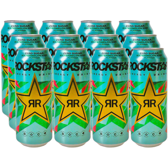 Rockstar Energy Watermelon Kiwi, 12er Pack