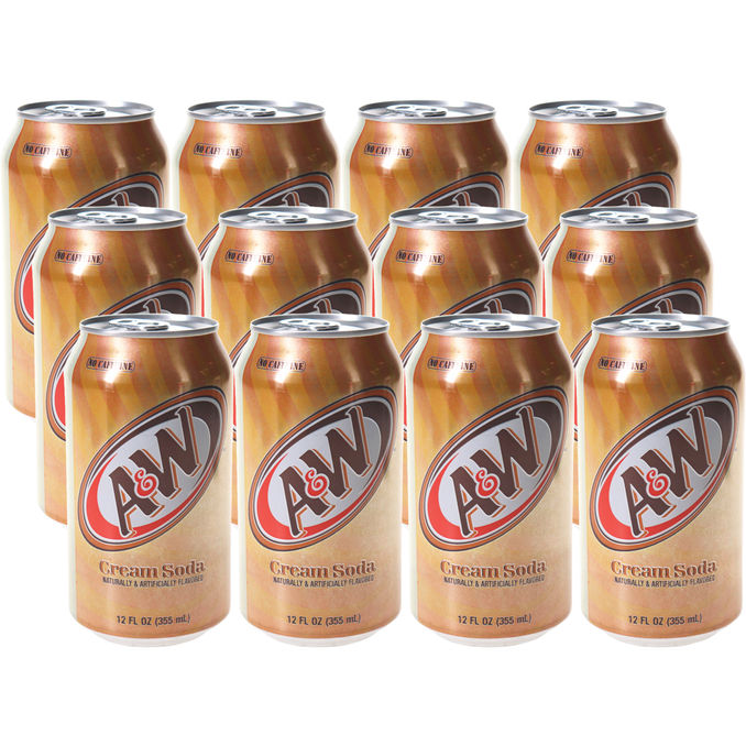 A&W Cream Soda, 24er Pack (EINWEG) zzgl. Pfand