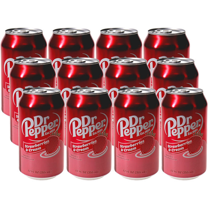 Dr. Pepper Strawberry & Cream, 24er Pack