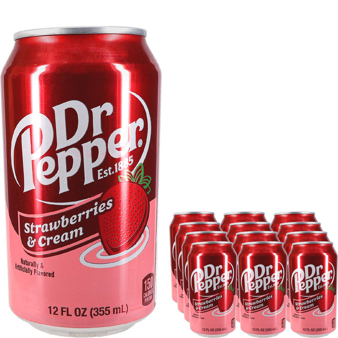 Dr. Pepper Dr Pepper Strawberries & Cream 12-pack