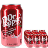 Bäst före: 2025-11-17 Dr. Pepper Dr Pepper Strawberries & Cream 12-pack