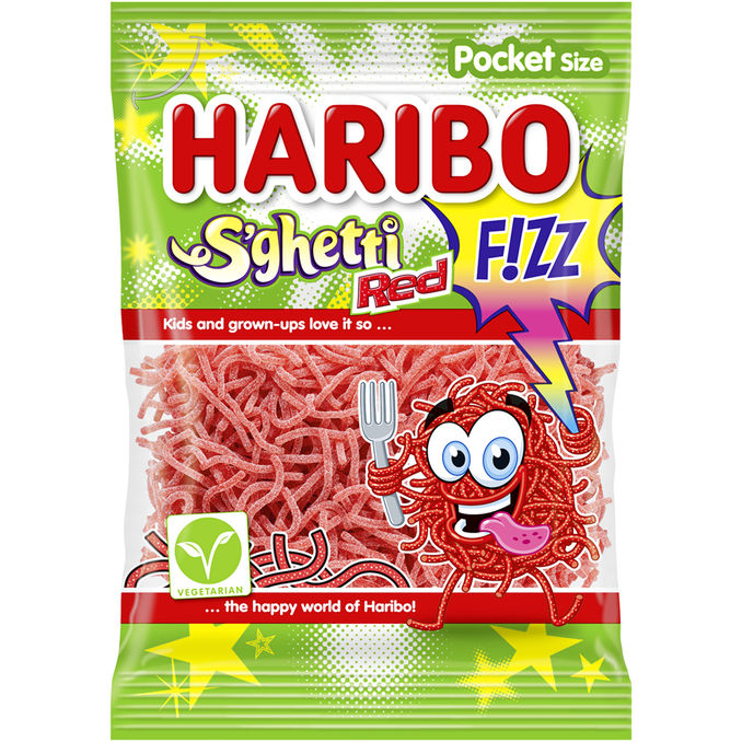 Haribo S'ghetti Rot
