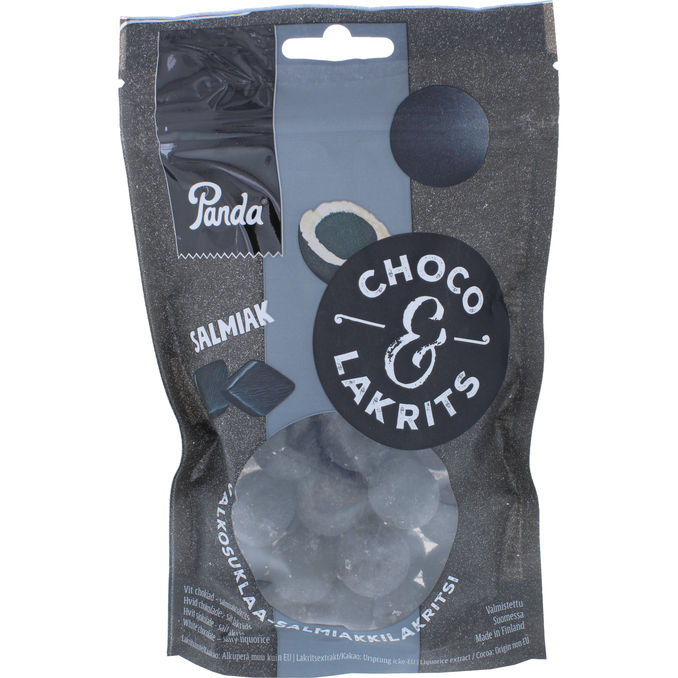 Panda Choco Lakrits Valkosuklaa-Salmiakkilakritsi