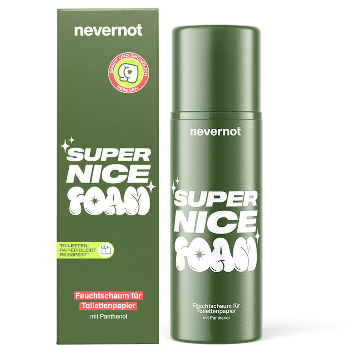 nevernot Feuchtschaum für Toilettenpapier