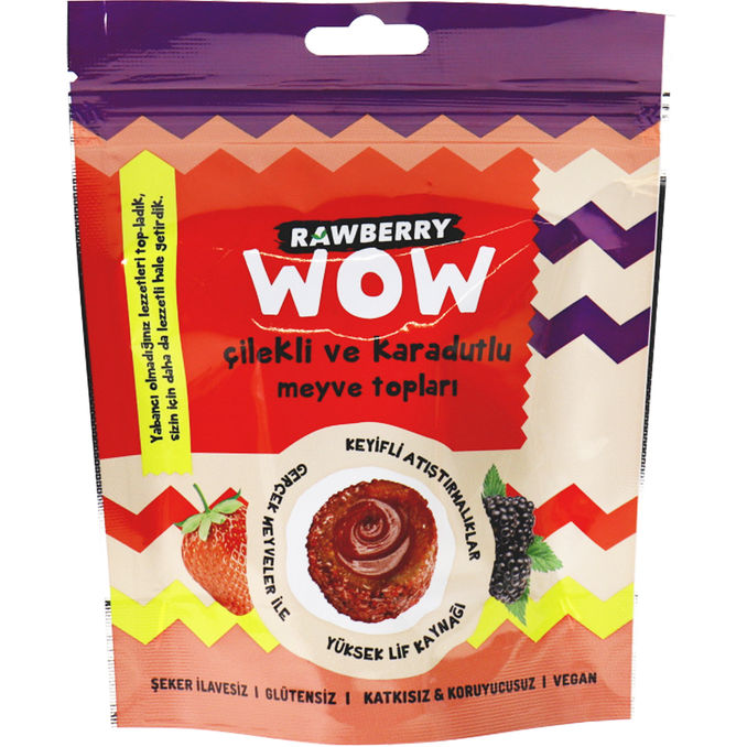 RAWBERRY WOW Fruchtbällchen Wildbeere