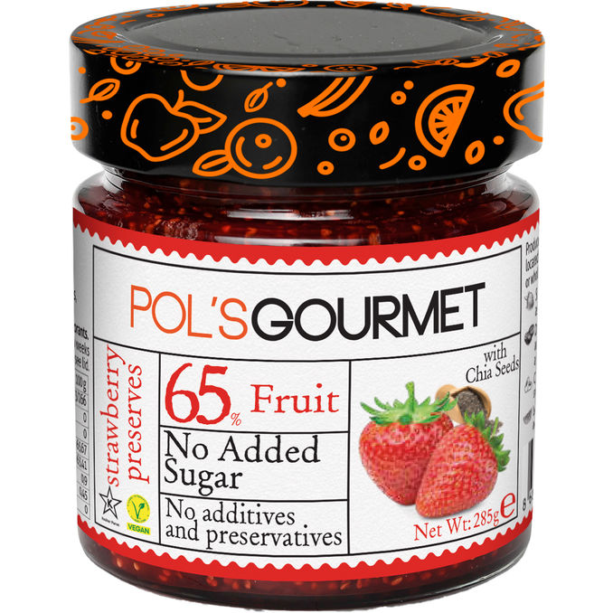 Pol's Gourmet Erdbeerkonfitüre