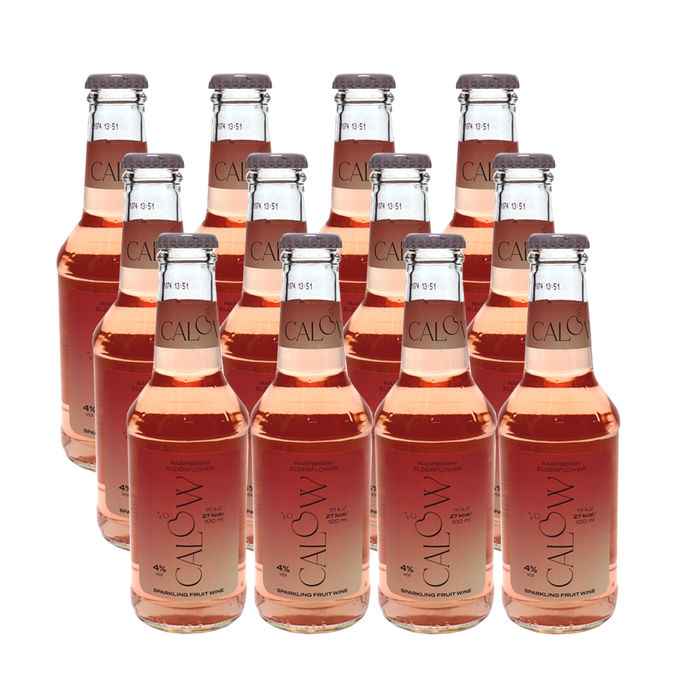 CALOW Fruchtwein Raspberry-Elderflower 4%