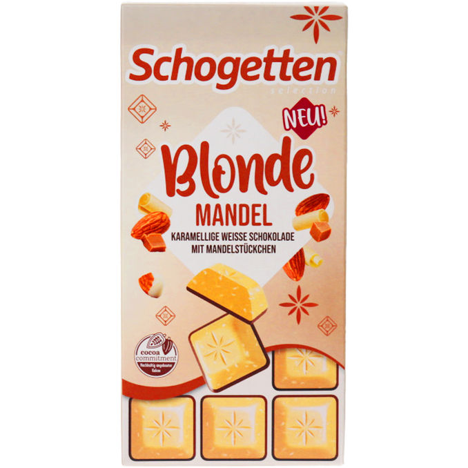 Weiße Schokolade Mandel Schogetten