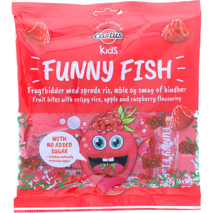 Castus Funny Fish Hindbær