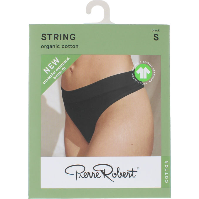 Pierre Robert String-trusser Bomuld S Sort