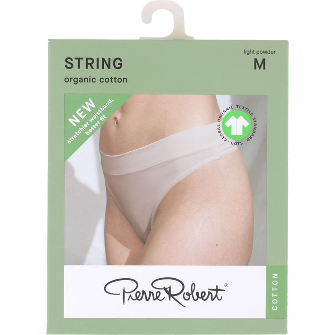 Pierre Robert Stringtrosor Bomull Nude Stl. M