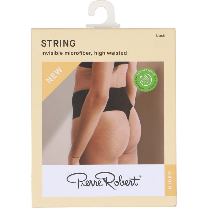 Pierre Robert Alushousut Micro String XS Musta
