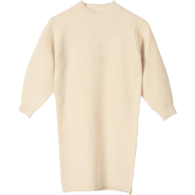Pierre Robert Klänning Barn Merinoull Vit Stl. 98-104