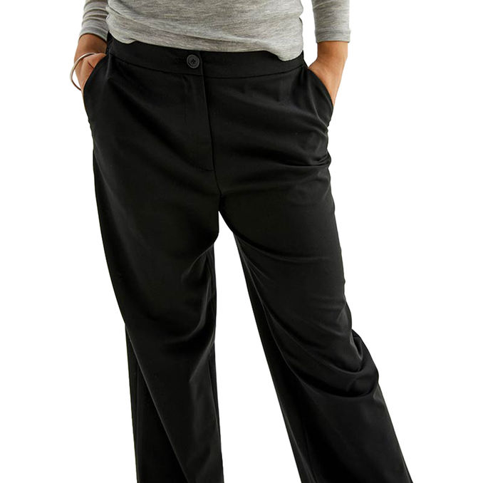 Pierre Robert Suit Pants Tencel- og Uldblanding Sort XS