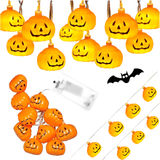 Verk Group Kürbis-Lichterkette Halloween