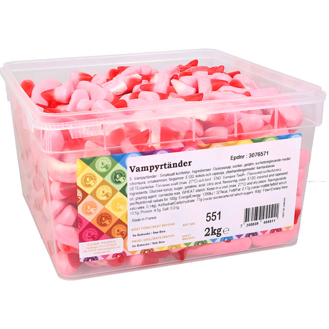 Candy People Vampyrtænder 2 kg 