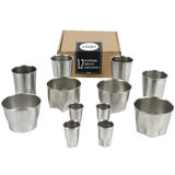 Fooby Ausstechformen Aluminium 7 cm 12er Set