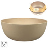Zuperzozial Taupe Schale aus Biokunststoff