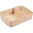 Zuperzozial Lunchbox aus Biokunststoff beige