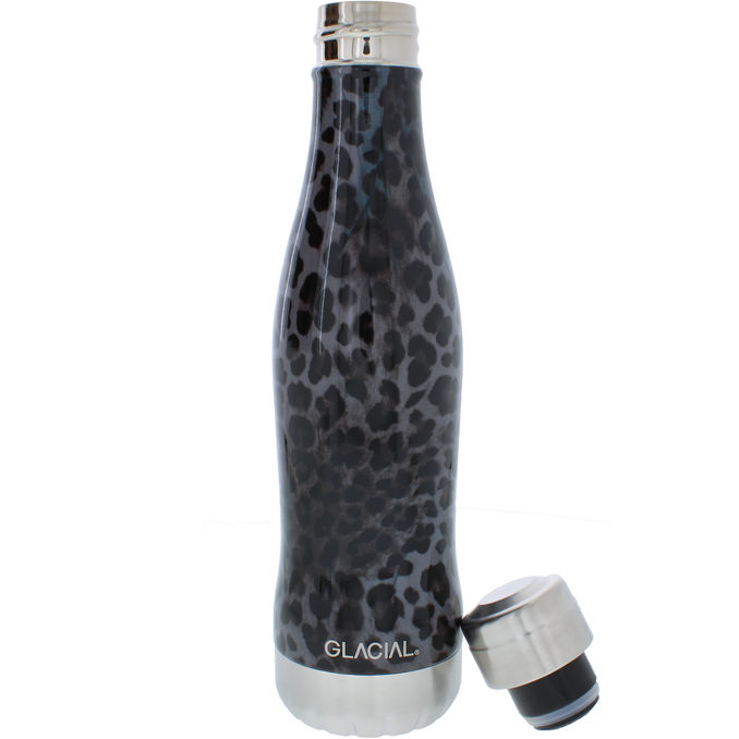 GLACIAL Termosflaska Black Leopard