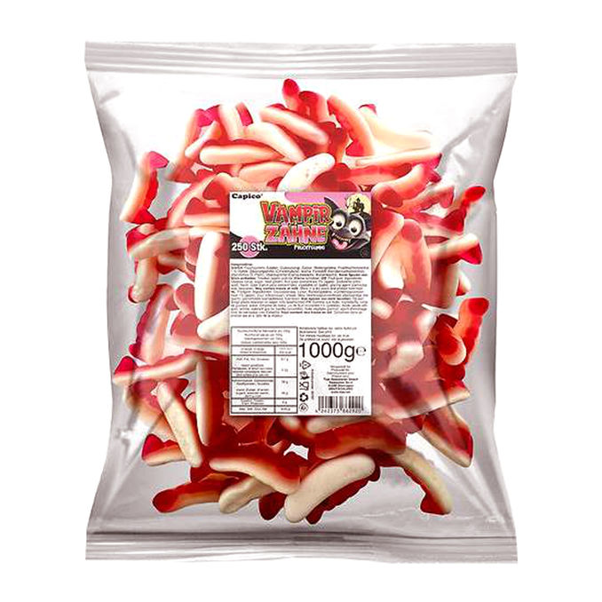Capico Fruchtgummi Vampirzähne, Maxi Pack