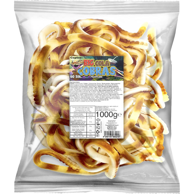 Capico Fruchtgummi Cola Cobra, Maxi Pack