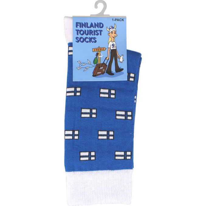 Svensk husman Finland Flagga Strumpor Stl. 36-40