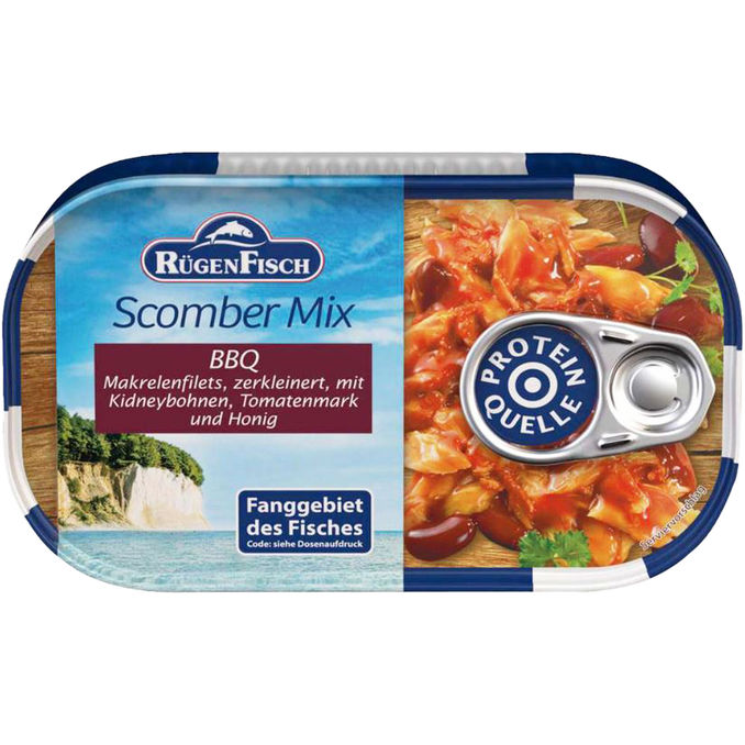 Rügen Fisch Makrelenfilets Mix BBQ
