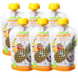 Freche Freunde BIO Quetschie Apfel, Banane, Ananas & Kokosnuss, 6er Pack