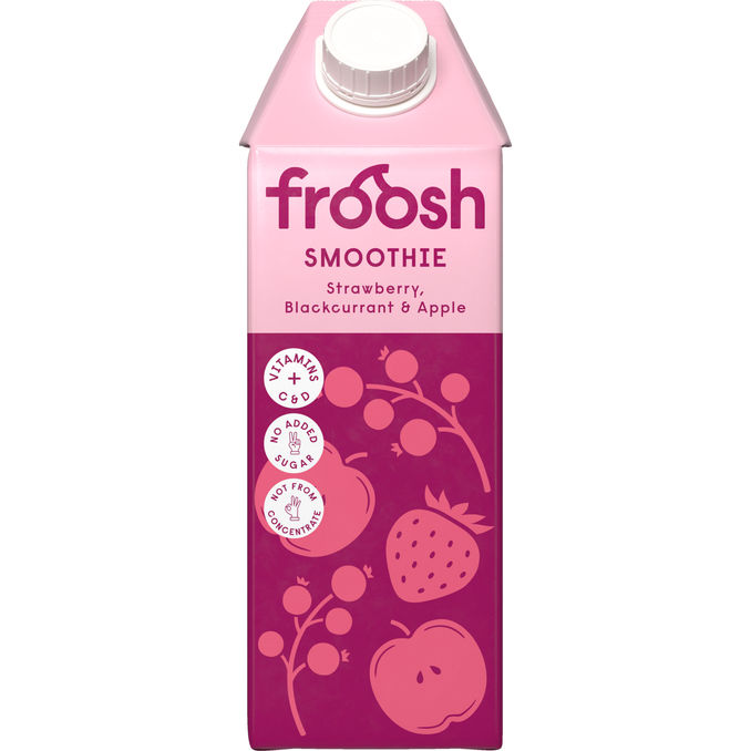 Froosh Smoothie Jordgubb, Svarta Vinbär & Äpple