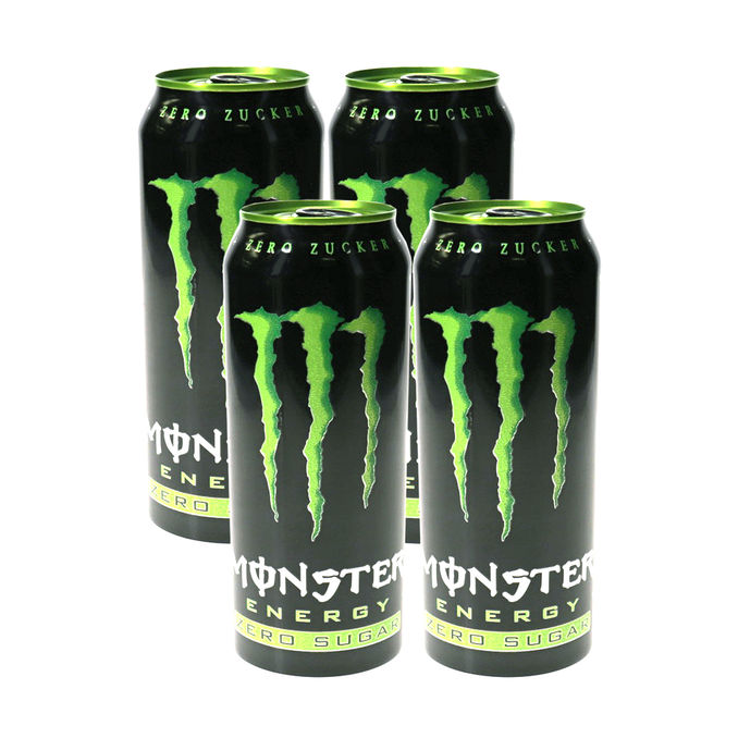 Monster Energy Zero, 4er Pack (EINWEG) zzgl. Pfand