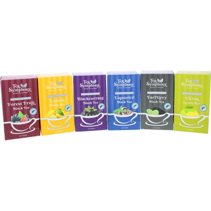 TEA Symphony Svart & Grönt Te 6-pack