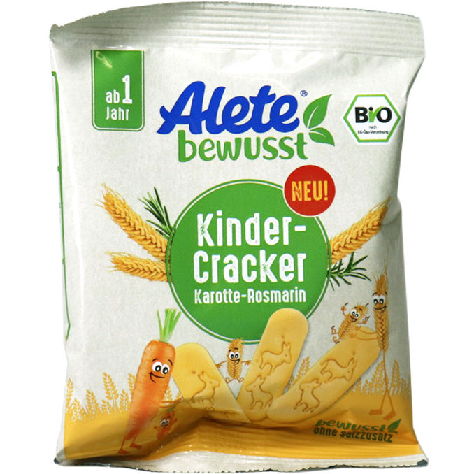 Alete bewusst Kinder-Cracker Karotte & Rosmarin