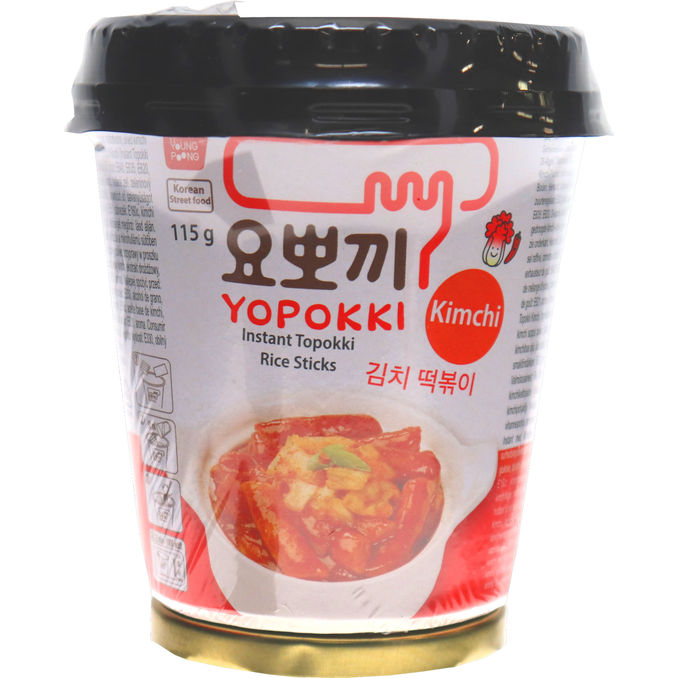 YOPOKKI Koreanische Reiskuchen in Kimchi-Sauce
