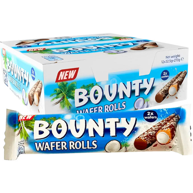 Bounty Waffel Rolle, 12er Pack