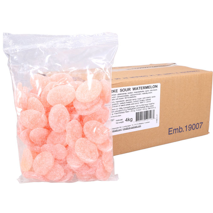 S-Märke Sour Watermelon Vingummier 4 kg