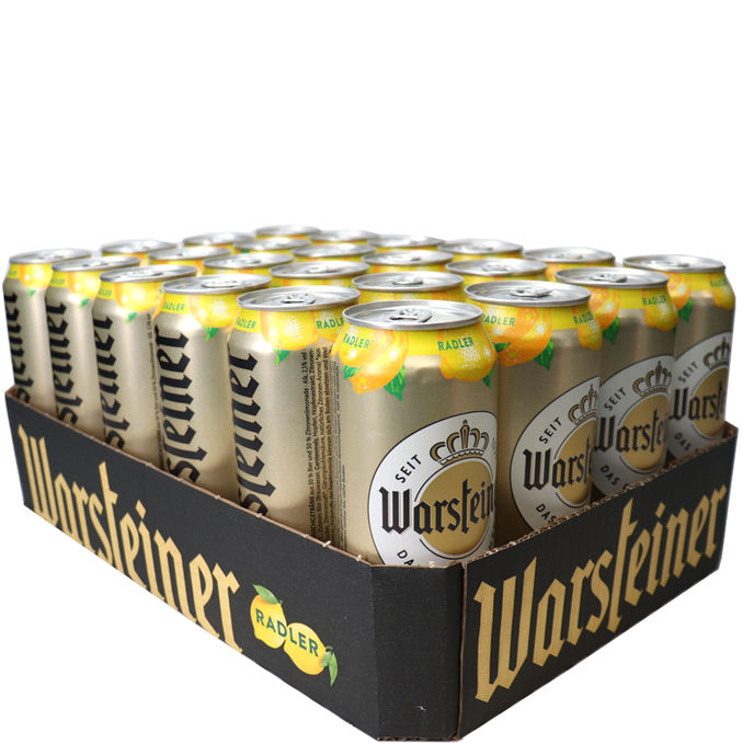 Warsteiner Radler Zitrone, 24er Pack (EINWEG) zzgl. Pfand