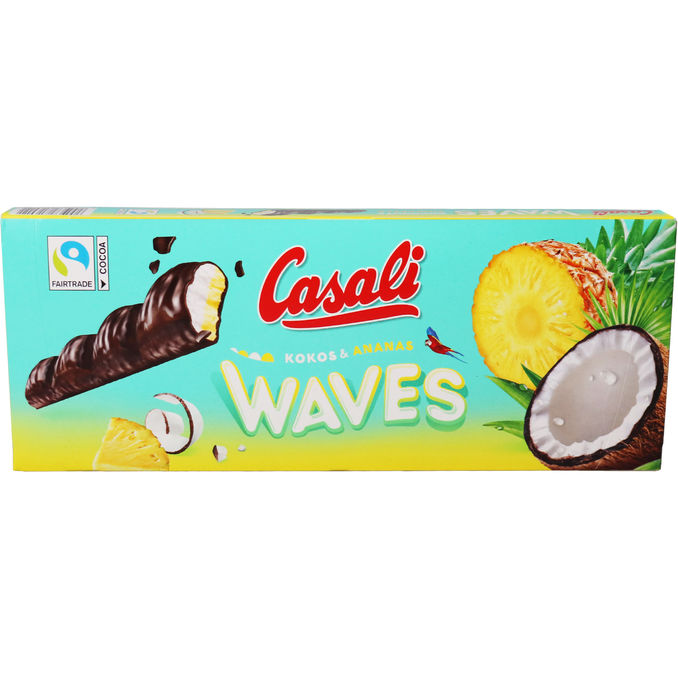 Casali Kokos & Ananas Schaumzucker in Schokolade