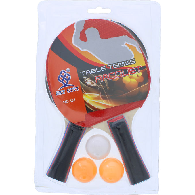 Sky city Bordtennis Bat + Bolde