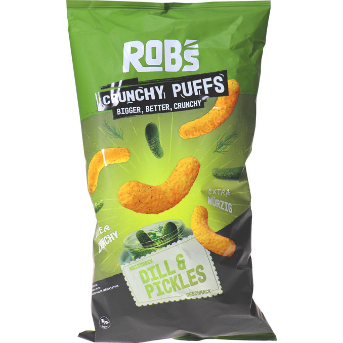 ROBs Originals Maissnack Puffs Dill & Pickles 