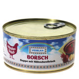 Veselka Borschtsch Suppe mit Hähnchenfleisch