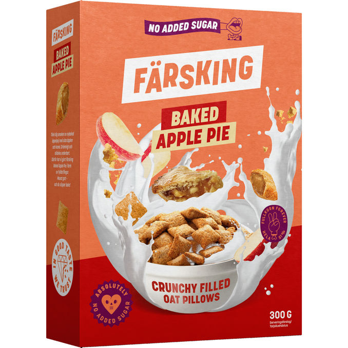 Färsking Havrekuddar Baked Apple Pie