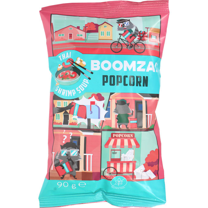 Boomza Popcorn m. Thai Shrimp Soup