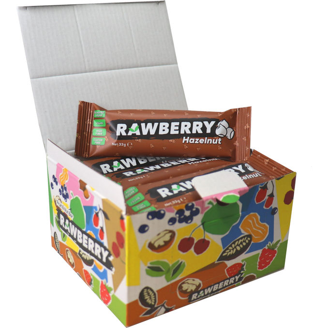 RAWBERRY Haselnuss Beeren Riegel, 15er Pack